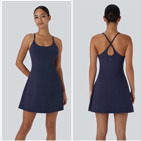 HALARA Dresses & Skirts - Halara Plush Backless Active Dress